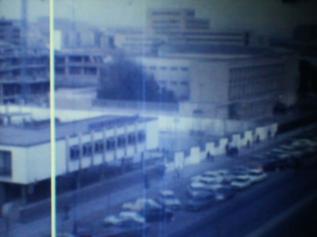 Vistas de la Avenida Alfonso XIII de Cartagena desde un edificio próximo.